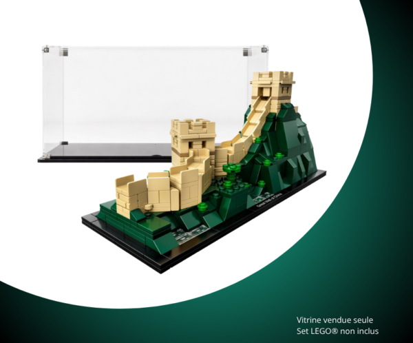 Vitrine pour LEGO® Architecture La Grande Muraille de Chine #21041 — Visuel principal Vitrine LEGO Vitrine pour LEGO Architecture La 21041