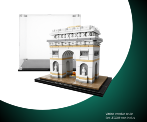 Vitrine pour LEGO® Architecture L'Arc de Triomphe #21036 — Visuel principal Vitrine pour LEGO Architecture L'Arc de Triomphe 21036