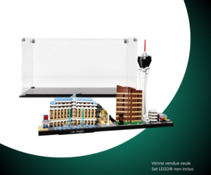 Vitrine pour LEGO® Architecture Las Vegas #21047 — Visuel principal Vitrine pour LEGO Architecture Las Vegas 21047