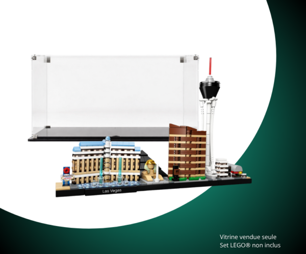 Vitrine pour LEGO® Architecture Las Vegas #21047 — Visuel principal Vitrine pour LEGO Architecture Las Vegas 21047