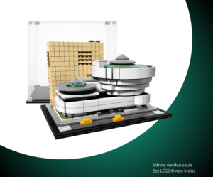 Vitrine pour LEGO® Architecture Musée Solomon R. Guggenheim #21035 — Visuel principal Vitrine LEGO Vitrine pour LEGO Architecture Musée 21035