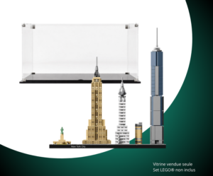Vitrine pour LEGO® Architecture New York #21028 — Visuel principal Vitrine pour LEGO Architecture New York 21028