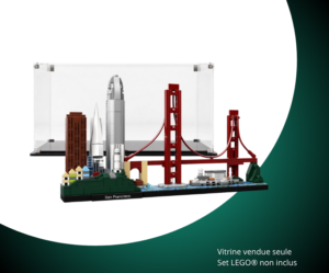 Vitrine pour LEGO® Architecture San Francisco #21043 — Visuel principal Vitrine pour LEGO Architecture San Francisco 21043