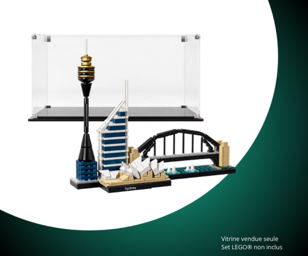 Vitrine pour LEGO® Architecture Sydney #21032 — Visuel principal Vitrine pour LEGO Architecture Sydney 21032
