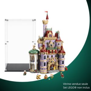Vitrine pour LEGO® Disney™ Le château de La Belle et la Bête #43263