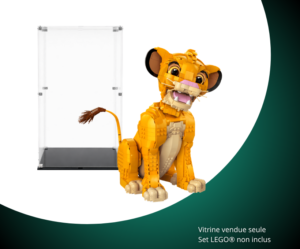 Vitrine pour LEGO Disney™ Simba, le jeune Roi lion 43247