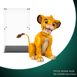 Vitrine pour LEGO® Disney™ Simba, le jeune Roi lion #43247