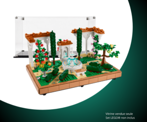 Vitrine pour LEGO® Icons Le jardin andalou #10359 — Visuel principal Vitrine pour LEGO Icons Le jardin andalou 10359