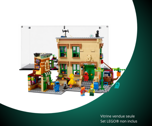 Vitrine pour LEGO 123 Sesame Street 21324