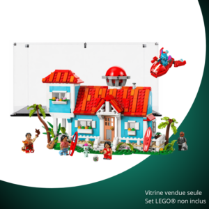 Vitrine pour LEGO® Disney™ La maison sur la plage de Lilo et Stitch #43268