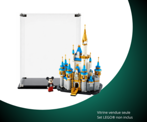 Vitrine pour LEGO® Disney™ Le château Disney miniature #40478 — Visuel principal Vitrine LEGO Le château Disney miniature 40478