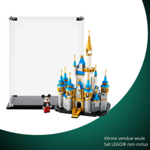 Vitrine pour LEGO® Disney™ Le château Disney miniature #40478