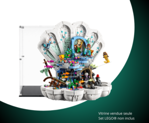 Vitrine LEGO Le coquillage royal de La Petite Sirène 43225