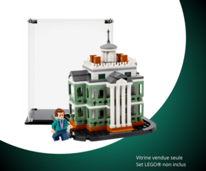 Vitrine pour LEGO® Disney™ Le manoir hanté de Disney miniature #40521 — Visuel principal Vitrine LEGO Le manoir hanté de Disney miniature 40521