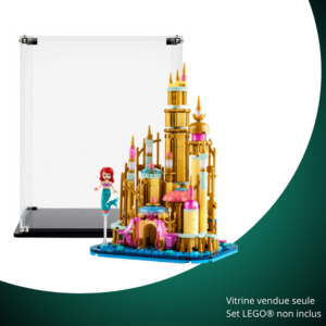 Vitrine pour LEGO® Disney™ Le mini-château d’Ariel de Disney #40708