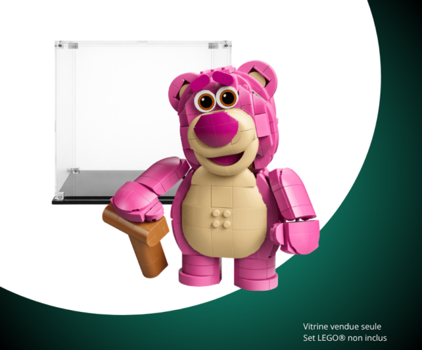 Vitrine pour LEGO® Disney™ Lotso #43306 — Visuel principal Vitrine LEGO Lotso 43306