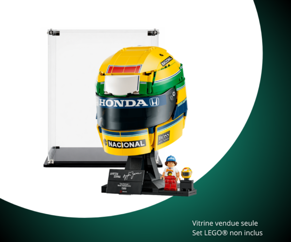 Vitrine LEGO Casque d’Ayrton Senna 43024