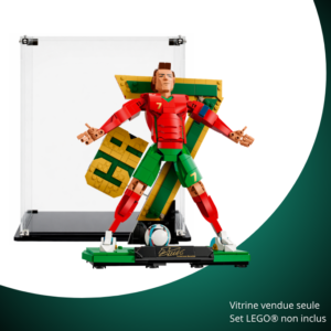 Vitrine pour LEGO® Editions Cristiano Ronaldo – Légende du foot #43016