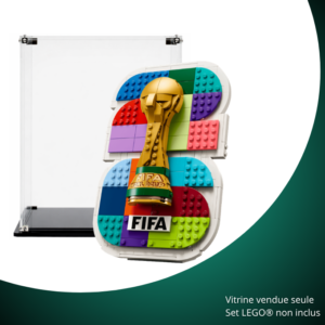 Vitrine pour LEGO® Editions Emblème officiel de la FIFA World Cup 2026™ #43032