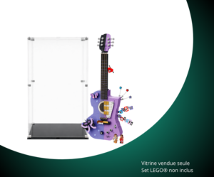 Vitrine LEGO La guitare d'Olivia Rodrigo 43031