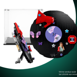 Vitrine pour LEGO® Editions Le vinyle d’Olivia Rodrigo #43028