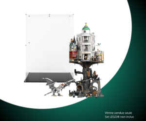 Vitrine pour LEGO® Harry Potter™ La banque des sorciers Gringotts™ – Édition Collector #76417 — Visuel principal Vitrine LEGO Gringotts 76417