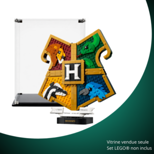 Vitrine pour LEGO® Harry Potter™ Le blason des maisons de Poudlard #76462