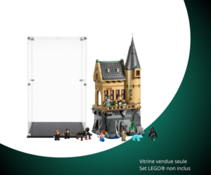Vitrine pour LEGO® Harry Potter™ Le château de Poudlard: l’infirmerie #76463 — Visuel principal Vitrine LEGO Le château de Poudlard : l’infirmerie 76463