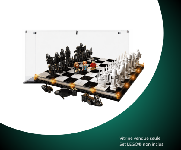 Vitrine LEGO Échecs de Poudlard 76392