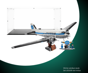 Vitrine pour LEGO® Icons Avion de ligne Douglas™ DC-3™ de la PAN AM® #11378 — Visuel principal Vitrine LEGO Avion de ligne Douglas™ DC-3™ de la 11378