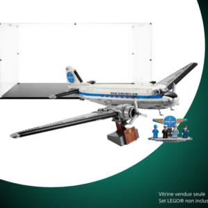 Vitrine pour LEGO® Icons Avion de ligne Douglas™ DC-3™ de la PAN AM® #11378
