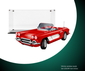 Vitrine pour LEGO® Icons Corvette #10321 — Visuel principal Vitrine pour LEGO Icons Corvette 10321