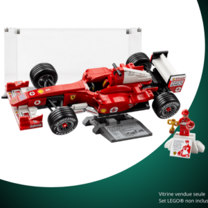 Vitrine pour LEGO® Icons Ferrari F2004 et Michael Schumacher #11375