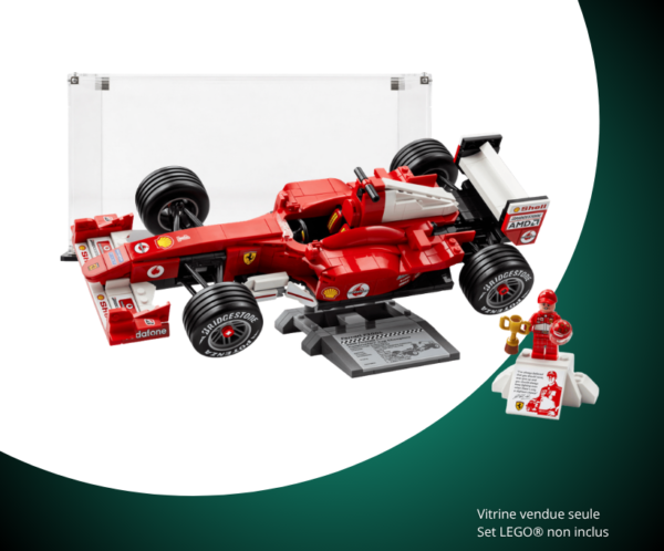 Vitrine LEGO Ferrari F2004 et Michael Schumacher 11375