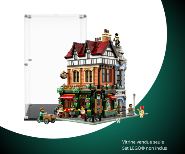 Vitrine pour LEGO® Icons La bâtisse Tudor #10350 — Visuel principal Vitrine pour LEGO Icons La bâtisse Tudor 10350