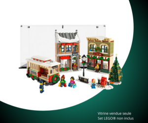 Vitrine pour LEGO® Icons La grande rue décorée pour les fêtes #10308 — Visuel principal Vitrine LEGO Vitrine pour LEGO Icons La grande rue 10308