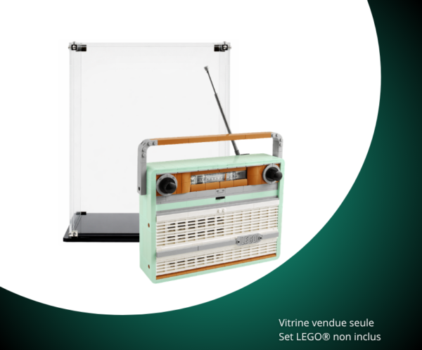 Vitrine pour LEGO Icons La radio rétro 10334