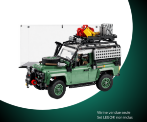 Vitrine pour LEGO® Icons Land Rover Classic Defender 90 #10317 — Visuel principal Vitrine LEGO Vitrine pour LEGO Icons Land Rover 10317