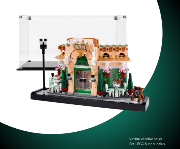 Vitrine pour LEGO® Icons Le café français #10362 — Visuel principal Vitrine LEGO Le café français 10362