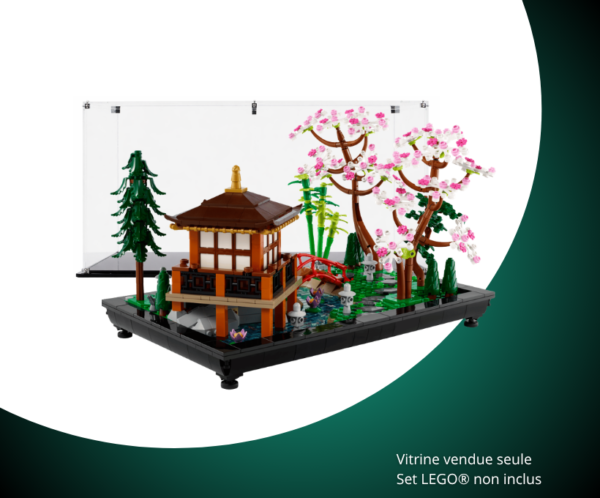Vitrine pour LEGO Icons Le jardin paisible 10315