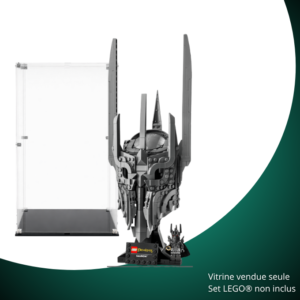 Vitrine pour LEGO® Icons Le Seigneur des Anneaux : le casque de Sauron #11373