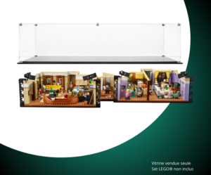 Vitrine pour LEGO® Icons Les appartements de Friends #10292 — Visuel principal Vitrine pour LEGO Icons Les appartements de Friends 10292