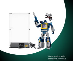 Vitrine pour LEGO® Icons Transformers: Soundwave #10358 — Visuel principal Vitrine LEGO Transformers : Soundwave 10358