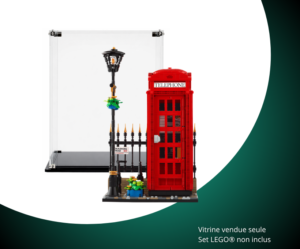 Vitrine pour LEGO® Ideas Cabine téléphonique londonienne #21347 — Visuel principal Vitrine LEGO Vitrine pour LEGO Ideas Cabine 21347