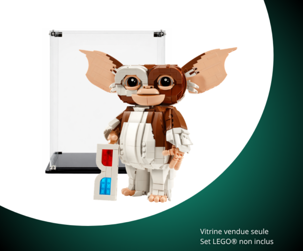 Vitrine pour LEGO® Ideas Gremlins™: Gizmo #21361 — Visuel principal Vitrine LEGO Gremlins™: Gizmo 21361