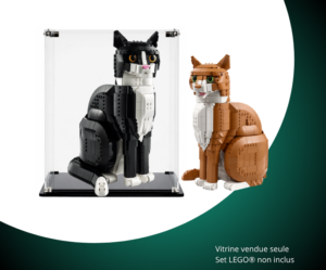 Vitrine pour LEGO Ideas Le chat bicolore 21349
