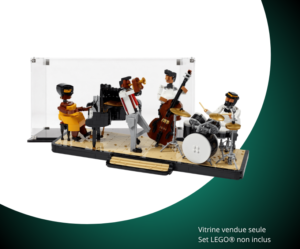 Vitrine pour LEGO® Ideas Le quartet de jazz #21334 — Visuel principal Vitrine pour LEGO Ideas Le quartet de jazz 21334