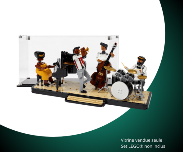 Vitrine pour LEGO® Ideas Le quartet de jazz #21334 — Visuel principal Vitrine pour LEGO Ideas Le quartet de jazz 21334