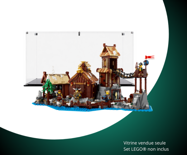 Vitrine pour LEGO Ideas Le village viking 21343