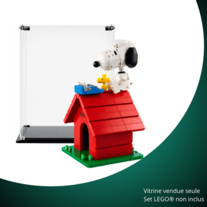 Vitrine pour LEGO® Ideas Peanuts : la niche de Snoopy #21368